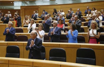 El Senado homenajea a Miguel Ángel Blanco.
