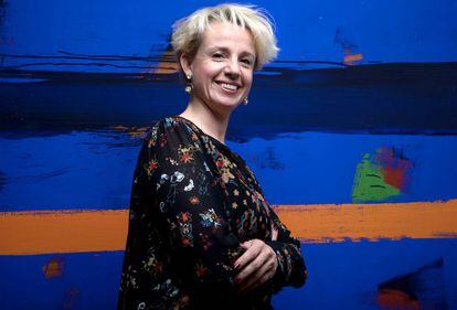 Daria Tataj experta en innovación de la Comisión Europea en la Fundación Cotec en Madrid