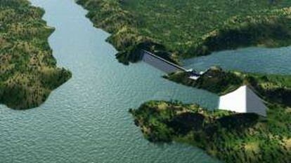 La megaobra se alimentará del río Magdalena, el más importante y extenso de Colombia, y será la hidroeléctrica más importante de Endesa en Latinoamérica, tras la de Ralco, en Chile. EFE/Archivo