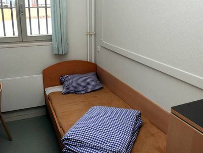 Vista de una de las celdas de la prisión de Neumünster.