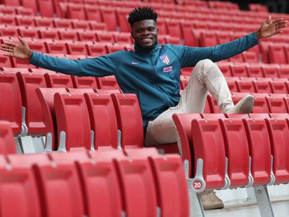 Thomas, durante la entrevista en el Wanda Metropolitano.