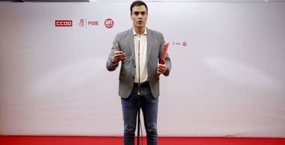 El secretario general del PSOE, Pedro S&aacute;nchez. 