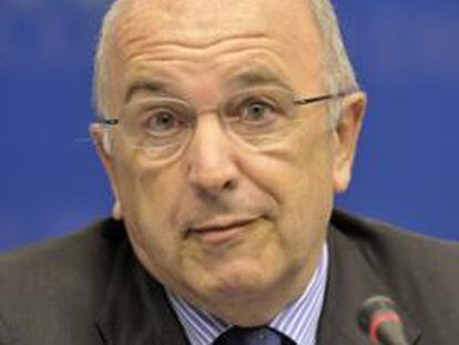 El comisario europeo de Asuntos Económicos, Joaquín Almunia