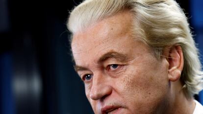 Geert Wilders, el 24 de noviembre en La Haya.