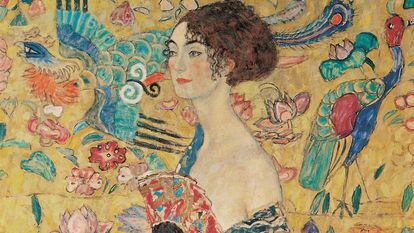 'La dama con abanico' (1917-1918), de Gustav Klimt.