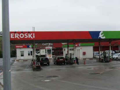 Gasolinera de Eroski.