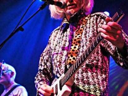 Daevid Allen, en un concierto en Londres.