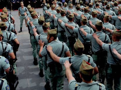 Desfile de la Legión en Málaga.