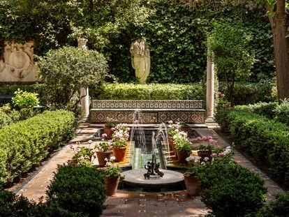 El segundo jardín del museo de Sorolla, en Madrid.