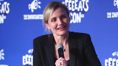 Cameron Diaz durante un evento en Santa Mónica, California.