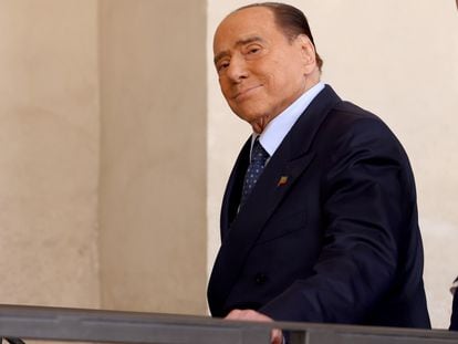 Silvio Berlusconi, líder del partido Forza Italia, el 21 de octubre en Roma.