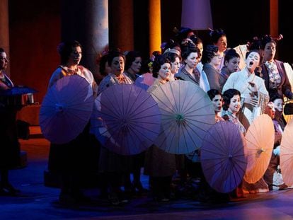 Escena de l'òpera 'Madama Butterfly'.