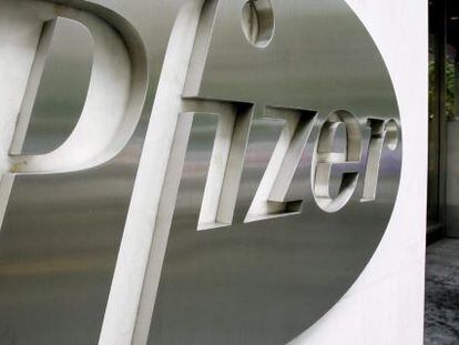 En la imagen, sede de la empresa estadounidense Pfizer.