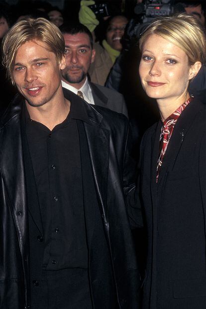 Brad Pitt y Gwyneth Paltrow

Dos años después de conocerse en el rodaje de Seven, Brad Pitt y Gwyneth Paltrow se habían mimetizado hasta parecer hermanos gemelos. Vestían de forma similar y compartían corte de pelo, peinado y coloración. Eso de que los polos opuestos se atraen no tenía ningún sentido para ellos.