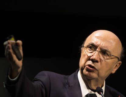 El expresidente del Banco Central de Brasil Henrique Meirelles, en Brasilia en 2015. 
