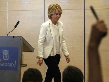 Esperanza Aguirre, en una imagen de 2017.