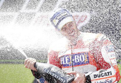 Andrea Dovizioso, ganador del Gran Premio de Cataluña.