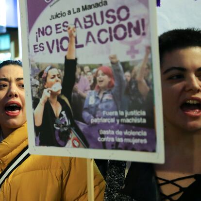 DVD 926 (05/12/2018) Manifestaci—n frente al Ministerio de Justicia de Madrid por la sentencia de la Manada.