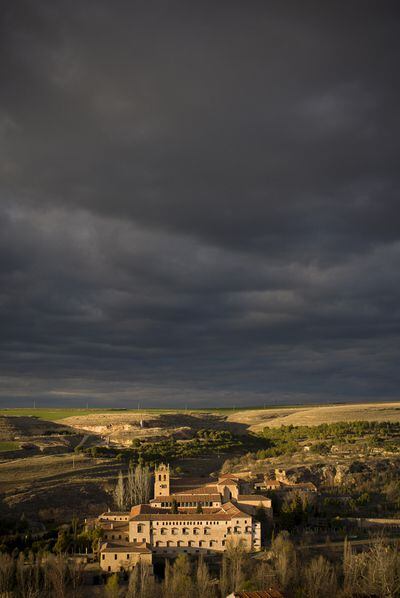 Vista del monasterio jerónimo de Santa María del Parral, en Segovia.