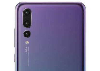 Cámara trasera del Huawei P20 Pro con tres sensores.