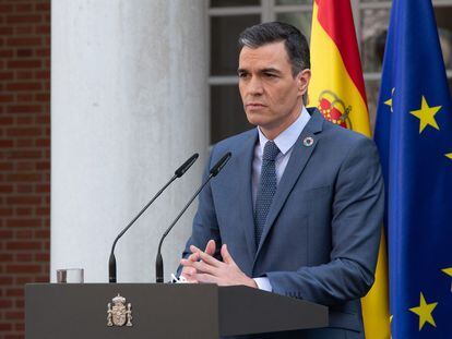 El presidente del Gobierno, Pedro Sánchez.