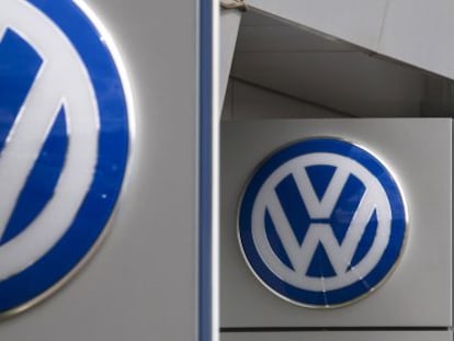 Logotipo de Volkswagen en Madrid