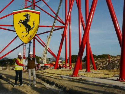 El cavallet rampant presideix l'univers de Ferrari Land