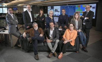 Jan M. Ahrens, Miguel Jiménez, Mónica Ceberio, Soledad Gallego-Díaz, Borja Echevarría, Máriam Martínez-Bascuñán, Javier Moreno, Joaquín Estefanía, Miquel Noguer y Montserrat Domínguez.