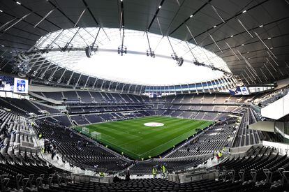 Panorámica del estadio del Tottenham, reinaugurado el curso pasado.