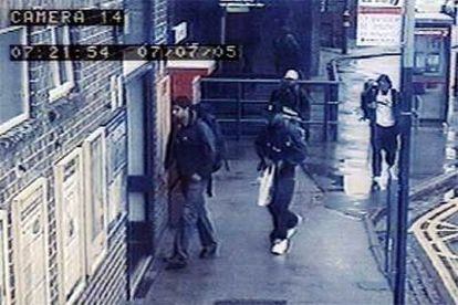 Los cuatro terroristas suicidas llegan a la estación de Luton, a las afueras de Londres, la mañana de los atentados.