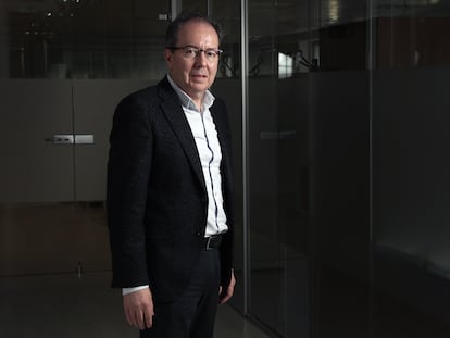 José Luis Rodríguez Álvarez, presidente del Consejo de Transparencia, en su oficina de Madrid el pasado enero.