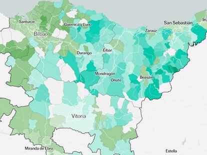 Los resultados de las elecciones en el País Vasco, municipio a municipio