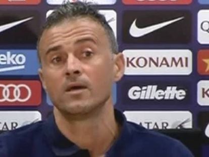 Luis Enrique: “Cada año ganamos el premio al ‘fair-play”