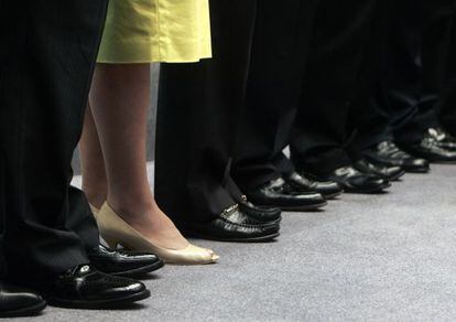 Las mujeres ocupan el 22% de los puestos directivos en España.