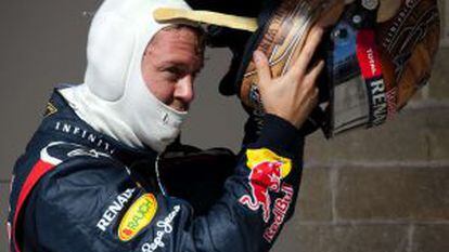 Vettel, tras lograr la 'pole'