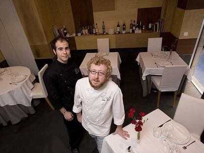 Víctor Iglesias y Luca Rodi, cocineros propietarios del restaurante Edulis.