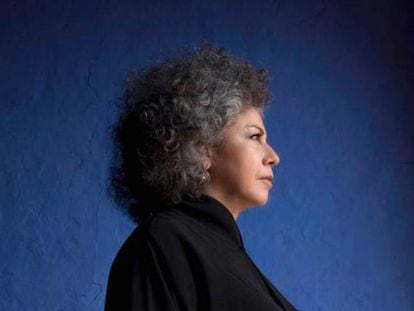 La artista colombiana Doris Salcedo, en el Hay Festival en Cartagena de Indias (Colombia), este año. 