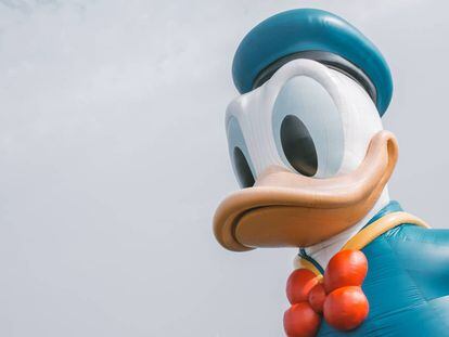 Una fotografía del Pato Donald en Walt Disney World