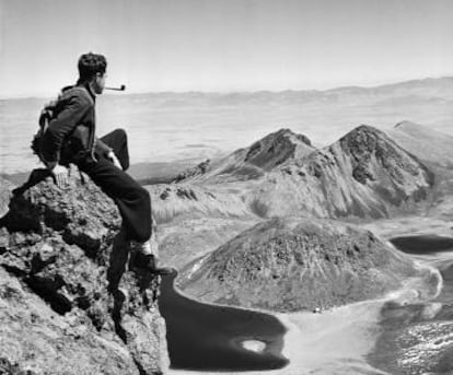 Autorretrato de Rulfo en el Nevado de Toluca, en 1940.