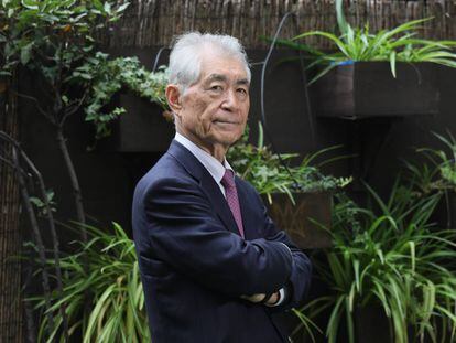 El científico japonés Tasuku Honjo, padre de la inmunoterapia, en Madrid.