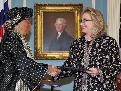 La secretaria de Estado, Hillary Clinton, durante un acto reciente en su Departamento.