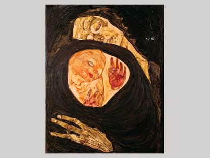 Obra Dead Mother I, d’Egon Schiele, datada el 1910.