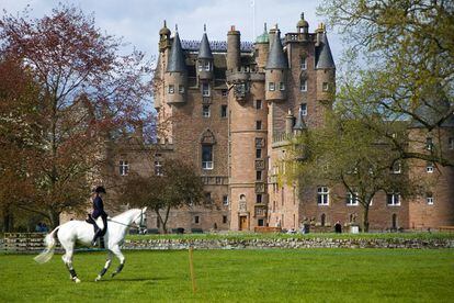 El castillo de Glamis, en Escocia. 