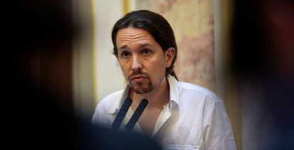 El líder de Podemos, Pablo Iglesias.