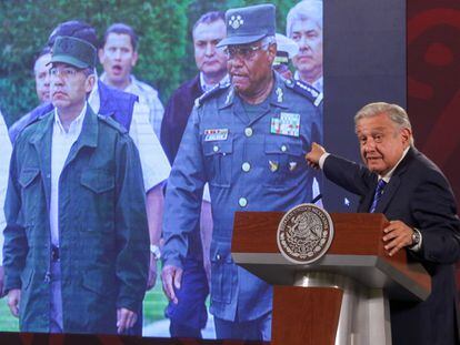 Andrés Manuel López Obrador, presidente de México, en una conferencia matutina el pasado 20 de febrero.