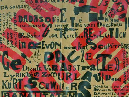 Un cartell de Kurt Schwitters i Theo van Doesburg (1923).