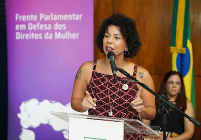 La diputada Áurea Carolina de Freitas Silva en un acto parlamentario el año pasado. Pablo Valadares / Cámara de los Diputados
