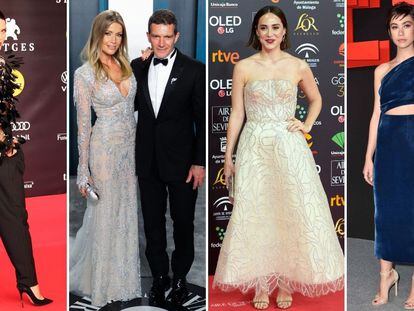 Juana Acosta, Nicole Kimpel y Antonio Banderas, Tamara Falcó y Greta Fernández.