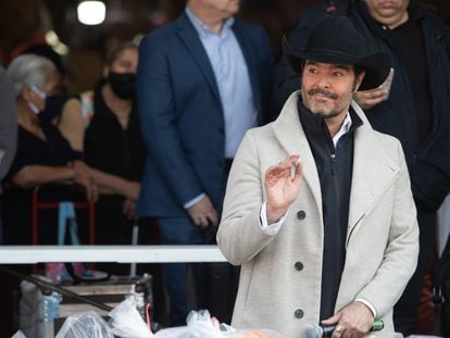 El actor y cantante mexicano Pablo Montero durante un evento el 6 de enero de 2023 en la Ciudad de México.