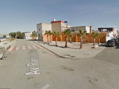 Una calle del barrio de Villarrubia, en Carlet, Valencia.